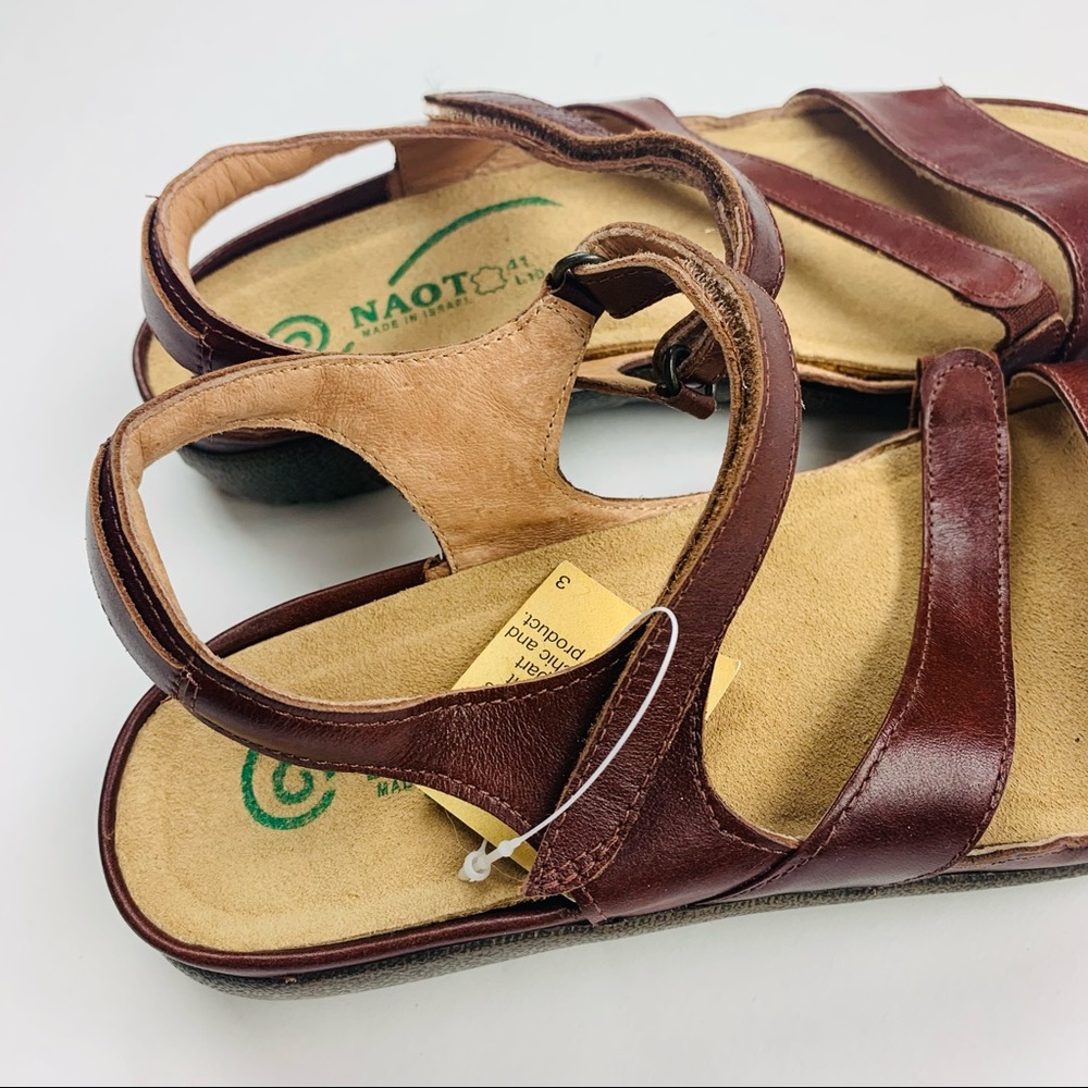 COPY - NAOT Brown Leather Sandals Sz 10 NWT - Picture 6 of 13